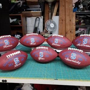 Custom Embroidered Footballs image 4