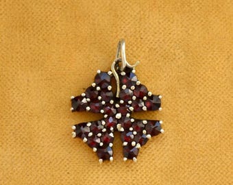 Pendentif Argent 830 Danemark Style Art Nouveau - Décor Fleurs Et Papillon - Occasion