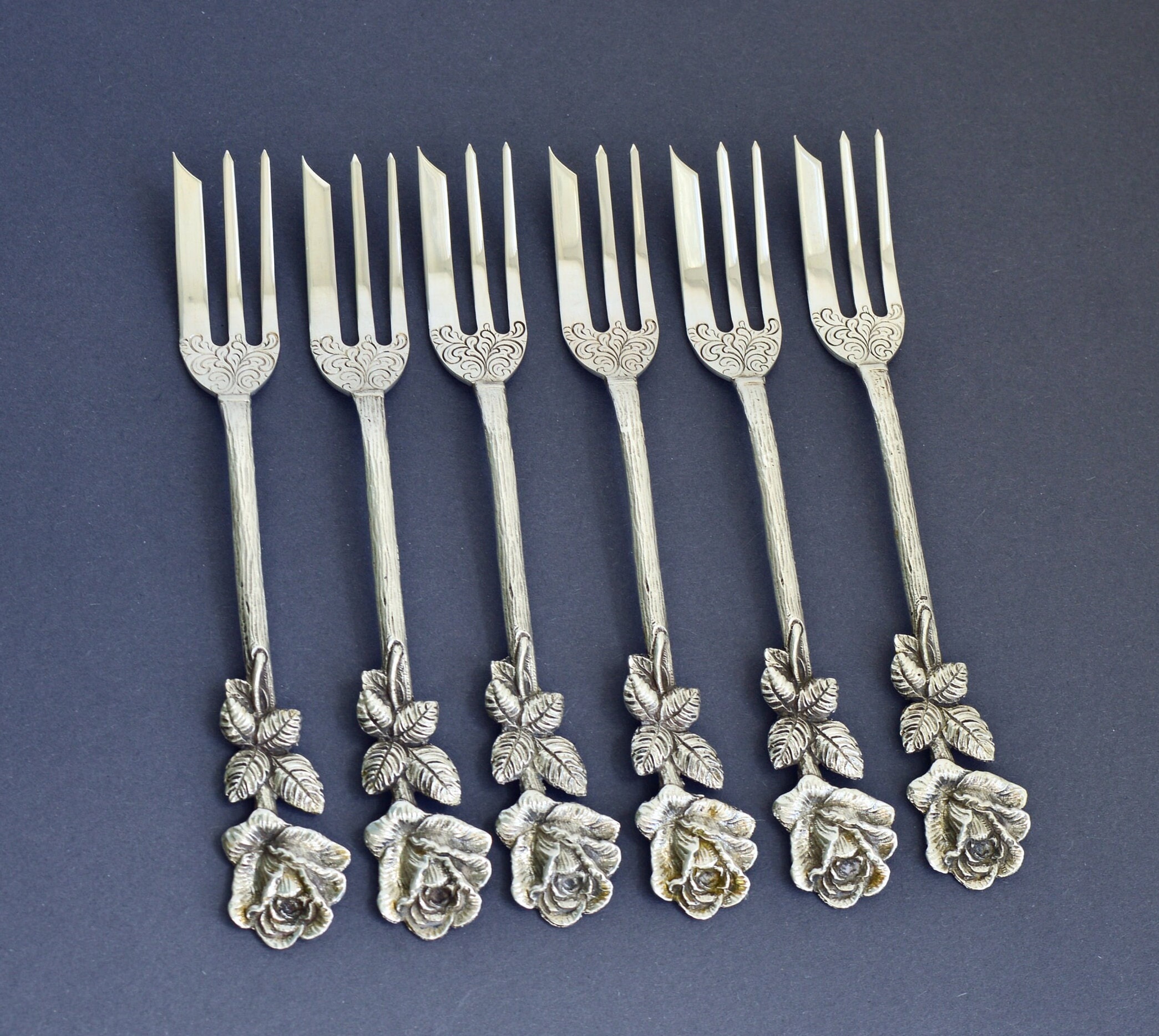 Vintage Silver Plated MET 60 Pastry Fork