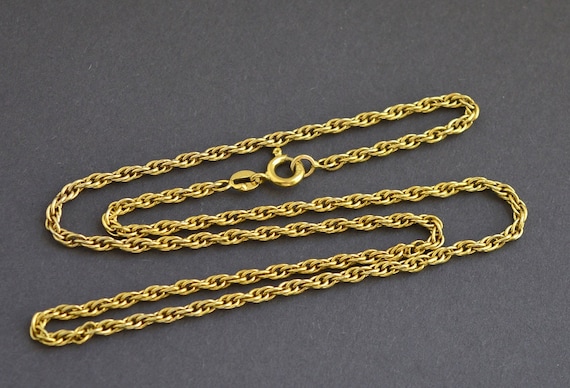 Collier chaîne Torsade plaqué or 18K – Didon Store