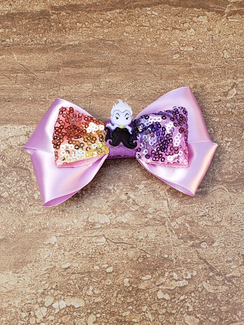 Handmade Disney Mermaid Baby Girl Headbands Hairband Newborn Baby Girls bows