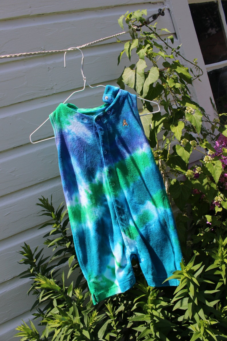 Infant toddler BABY boys beach cover up terrrycloth TIE DYE Etsy