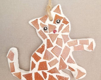 Cute Kitten Cat Mosaic Decoration Kit: DIY /Make Your Own, Party Favour, Gift, Craft
