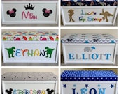 Personalised toy box, custom, bespoke, wooden, toy box, Large, toybox, girls, boys, children, star, toy chest, elephant, kids, nursery