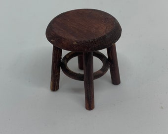 1/12TH Scale Doll House miniature Pre Owned STOOL QFRN657