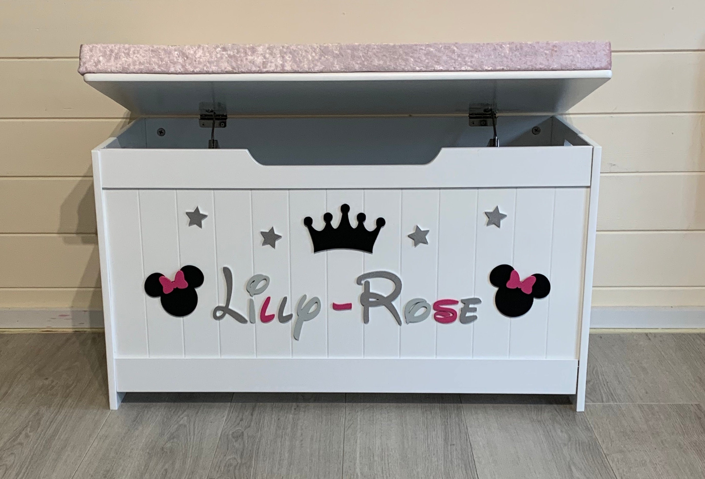 Large Personalised Toy Box Custom Bespoke Wooden Toy Box Etsy UK