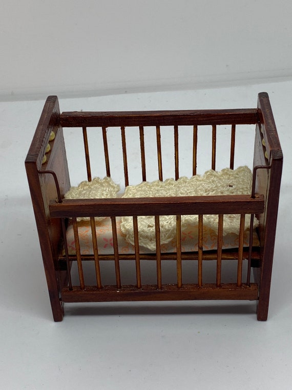 Dolls house cot 2025
