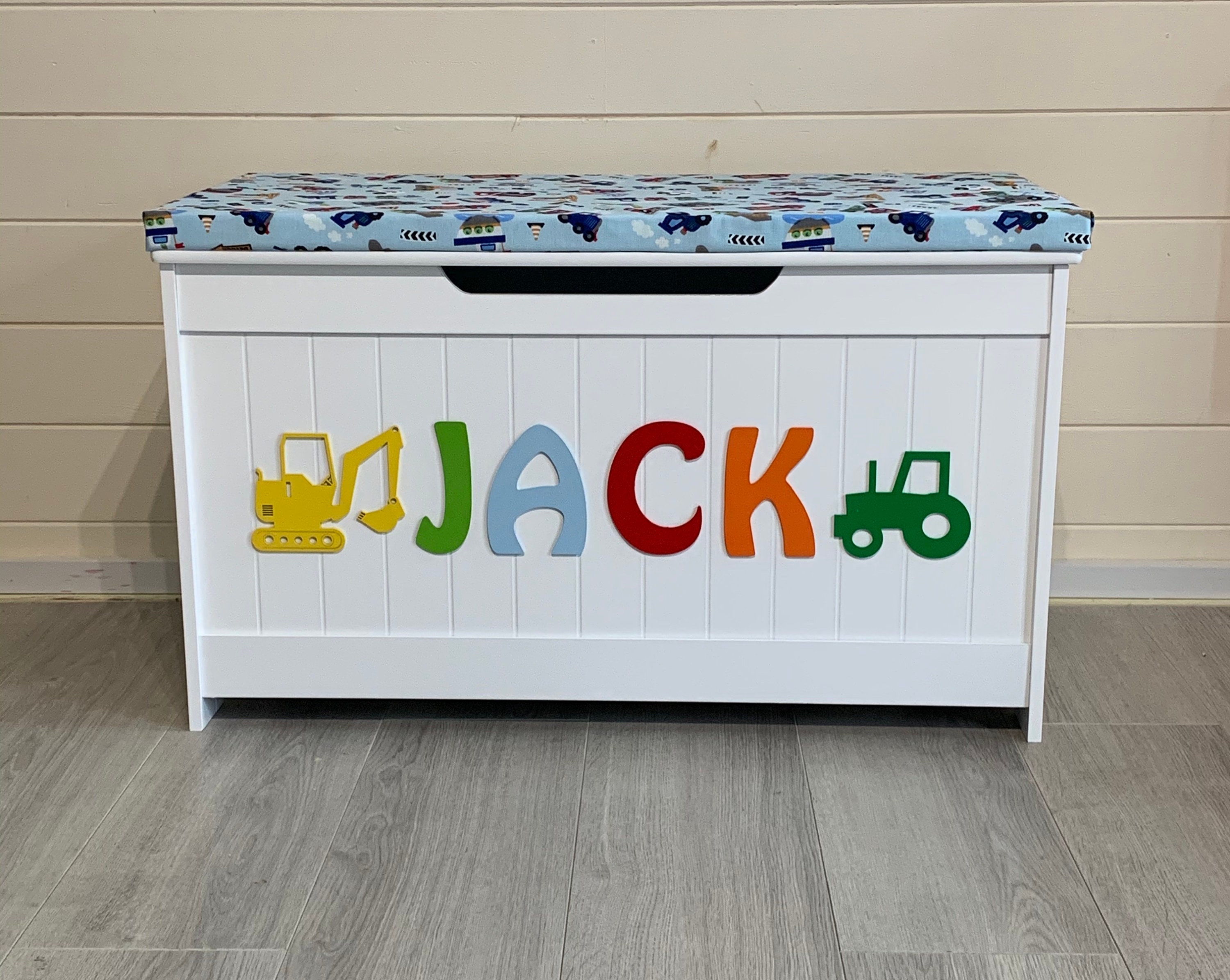 Large Personalised Toy Box Custom Bespoke Wooden Toy Box Etsy UK