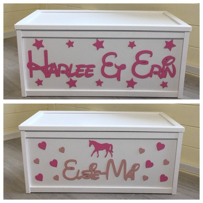 handmade personalised toy box