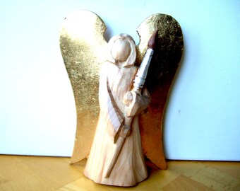 Guardian angel for painters, 19 cm, natural