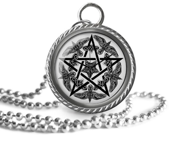 Do No Harm Jewelry Key Chain Wiccan Key Chain Silver Pentacle Key Chain Purple Key Chain