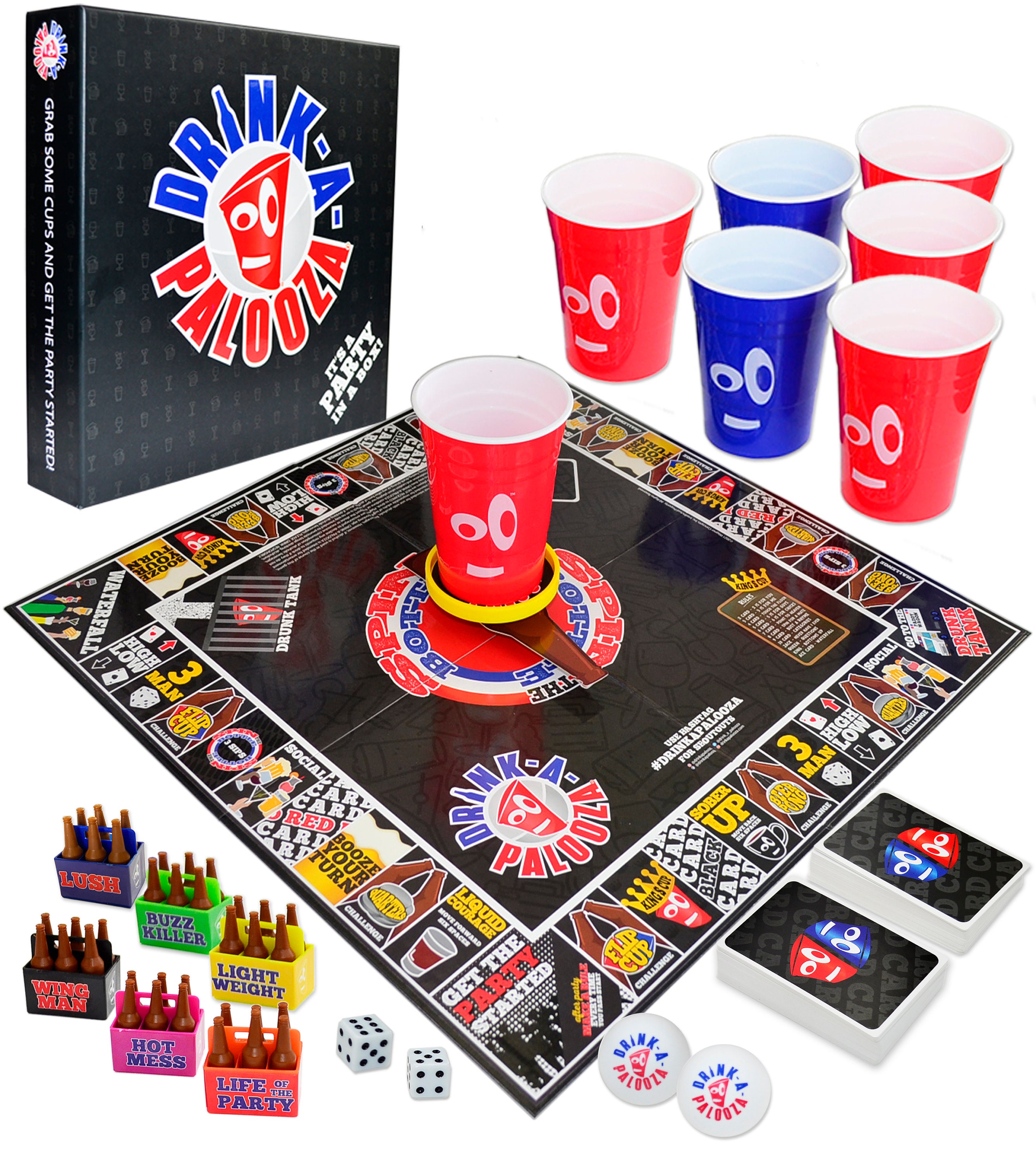 Party Games - Whats My Drink - Paladone Free Shipping!