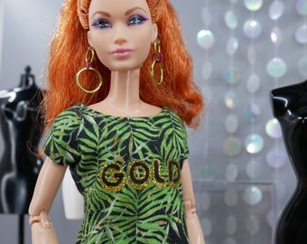Kleid für 12" Fashion Dolls - mtm Barbie, Fashion Royalty, Poppy Parker und ähnliche Puppen