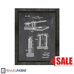 Diving Springboard Patent Print Poster - 1956 - Historical Vintage Wall Art - Great Gift Idea