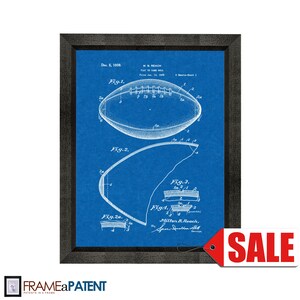 Football Patent Print Poster - 1939 - Historical Vintage Wall Art - Great Gift Idea