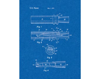 Robertson Duck Caller Patent Print Poster - 1979 -  Historical Vintage Wall Art