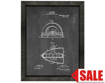 Laundry Iron Patent Print Poster - 1910 - Historical Vintage Wall Art - Great Gift Idea