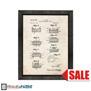 Shortwave Antenna Patent Print Poster Great Gift Idea 1930 Historical Vintage Wall Art