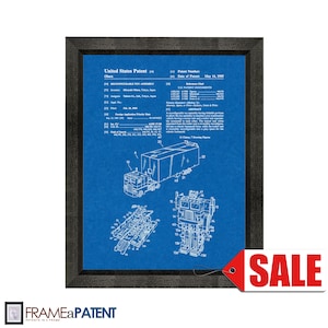 Transformers Optimus Prime Patent Print Poster - 1985 - Historical Vintage Wall Art - Great Gift Idea