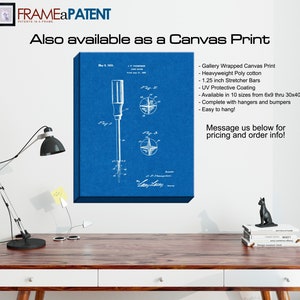 Screwdriver Patent Print Poster 1933 Historical Vintage Wall Art Great Gift Idea image 7