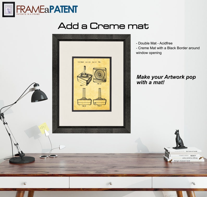 Atari 2600 Controller Patent Print Poster  1980  Historical image 4