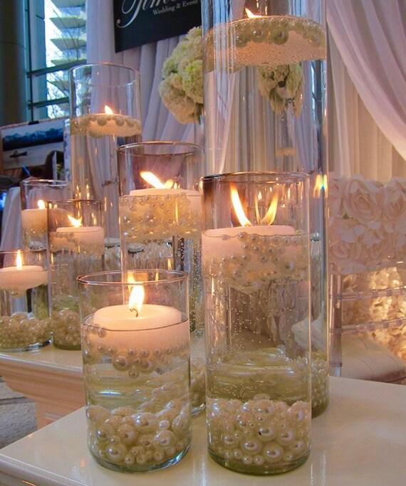 Set Of 10 Cylinder Vase Centerpieces Etsy