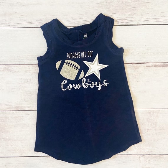 Dallas Cowboys Sunday Football Dress/shirt/onesie/custom 