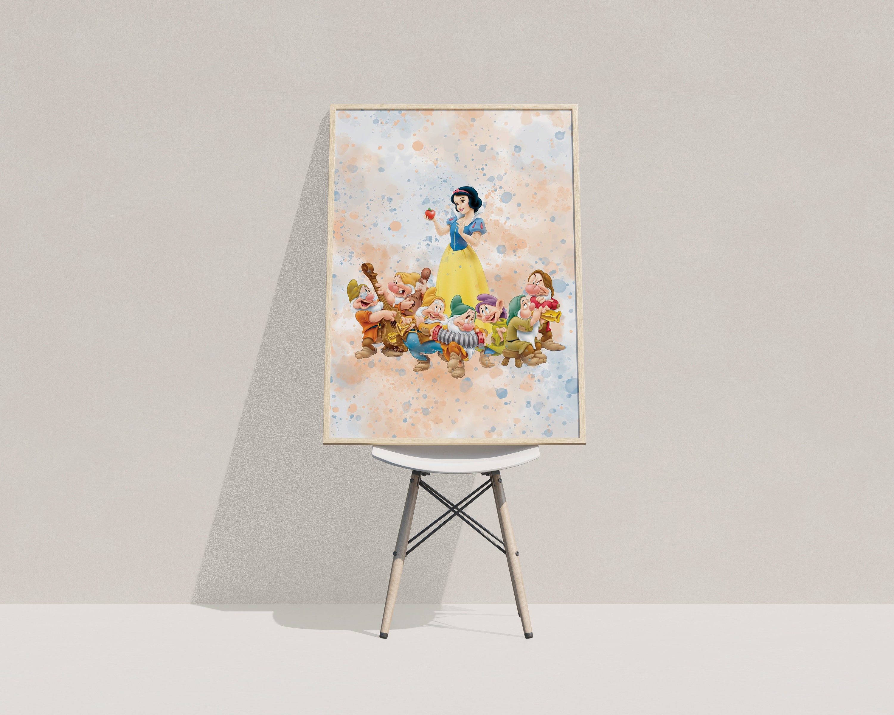 Snow White and the Seven Dwarfs Art Print, Disney Poster, Disney Wall ...