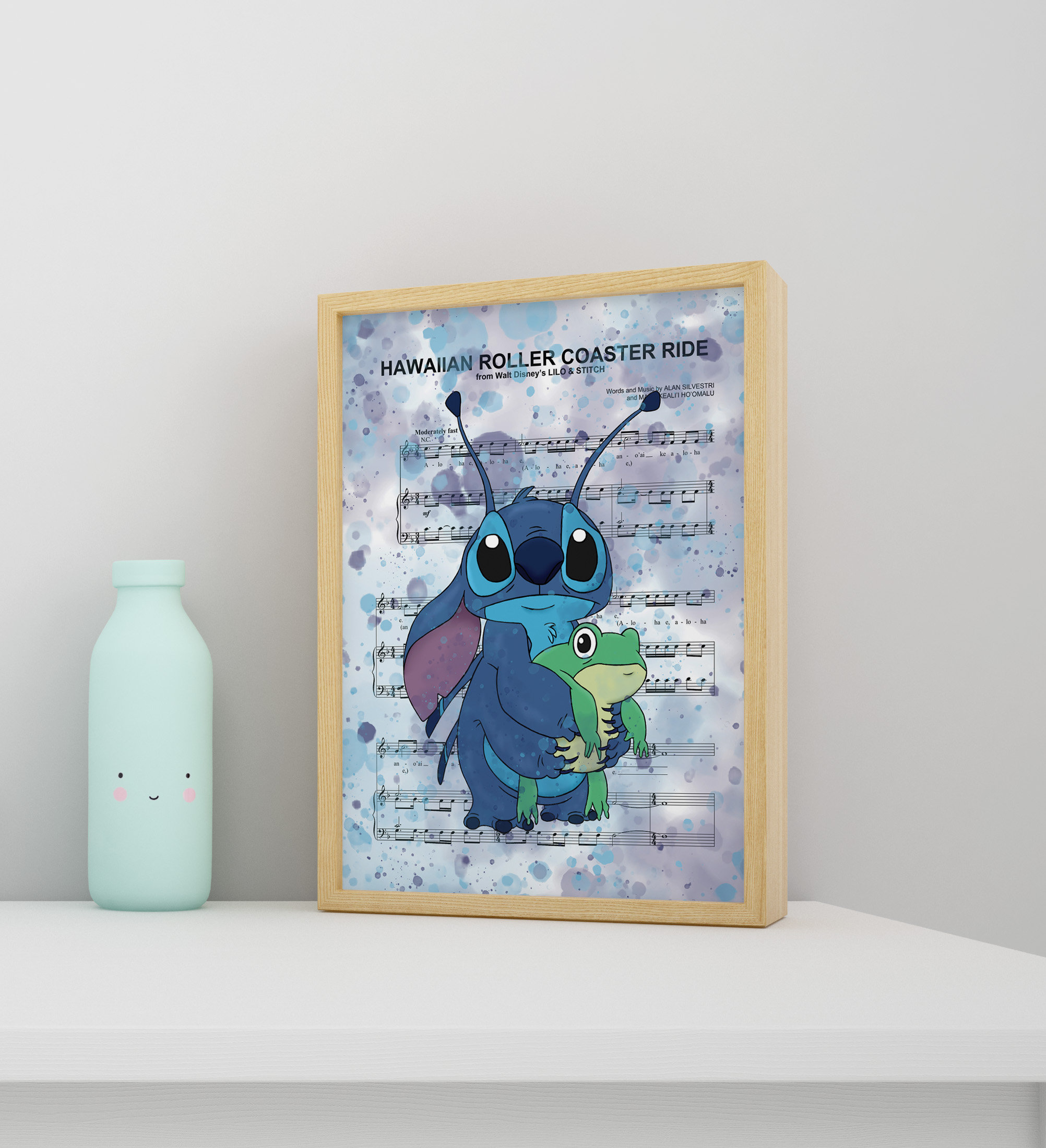 Stitch Poster, Lilo and Stitch, Stitch Art, Stitch Print