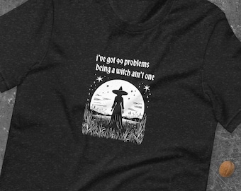Camiseta de Halloween bruja para mujer, camisa divertida de Halloween, camisa gráfica de Halloween, estética, diseño de bruja, camisa de bruja divertida, camisa de novedad