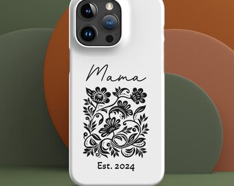 Funda de teléfono para mamá, Funda de teléfono de mamá, Regalo de mamá futura, Regalo de mamá por primera vez, Regalo de mamá de niños, Estuche de cumpleaños de regalo de mamá para iPhone®