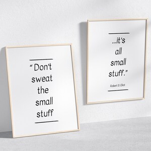 2 print set | Rules for life print | quote wall art | Downloadable | Print at home | motivation | don&#39;t worry | office decor | home office