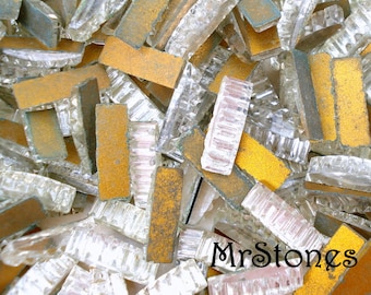 12x4mm Vintage Glass Rhinestones, 12 pc Crystal Baguette, West Germany