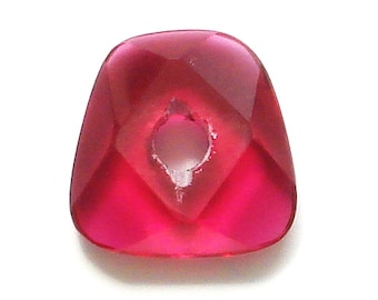 14MM Synthetic Corundum Ruby With 3mm Hole - Etsy