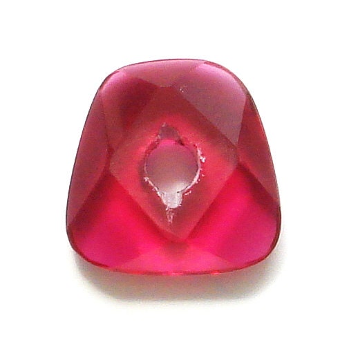 14MM Synthetic Corundum Ruby With 3mm Hole - Etsy