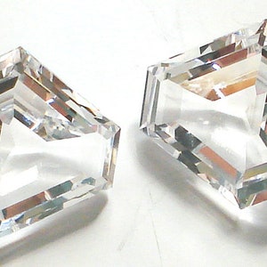 12mm White Spinel Triangle Synthetic Gemstone