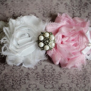JOSIE: Soft Pink Wedding Garter.