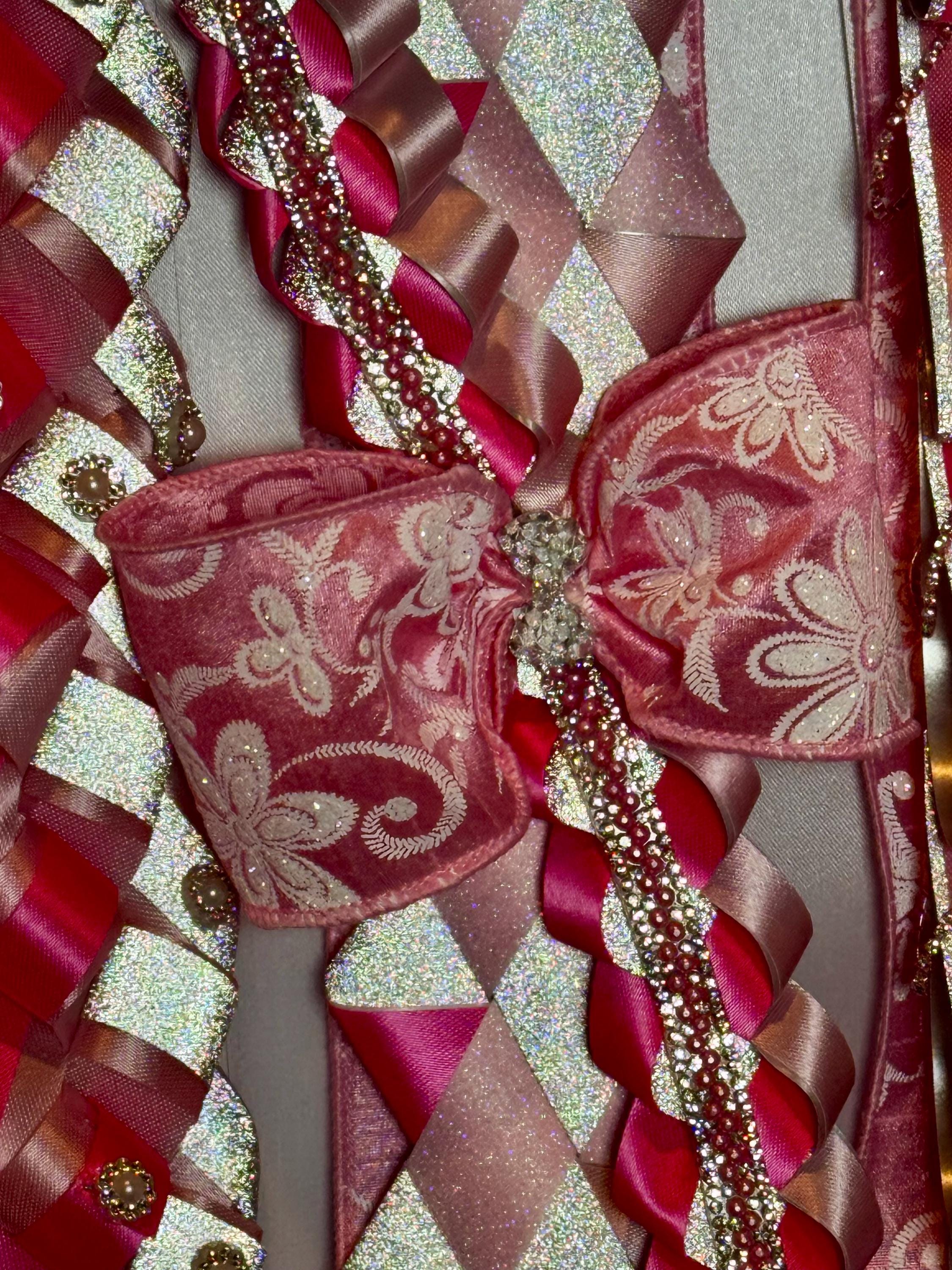 Brand New Dia De Los Muertos Homecoming Triple Heart Mum.  36 inches long. maxresdefault.jpg main image 3