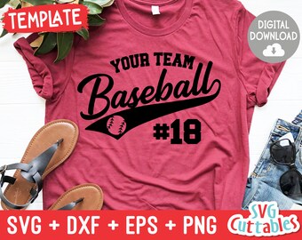 Baseball Shirt Svg Etsy