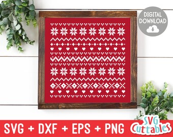 Ugly Sweater Svg Etsy