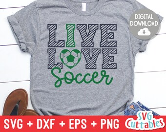 Love Soccer Svg Etsy