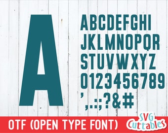 JP Basic Tee Font - otf - Bold Font - Sans Serif Font - Athletic Font - Sporty Font - Silhouette - Cricut - Digital Download