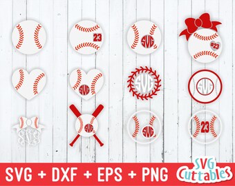 Download Baseball Monogram Svg Etsy