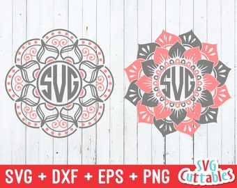 Download Mandala Monogram Svg Etsy