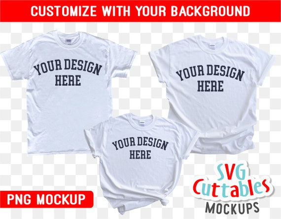 Download Free Gildan 5000 White T-Shirt Mockup Mock Up (PSD ...