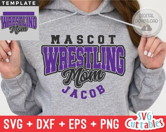 Lucha libre svg - Plantilla de lucha libre 0018 - svg - eps - dxf - png - Archivo de corte de lucha libre - Equipo de lucha libre - Silueta - Cricut - Archivo digital