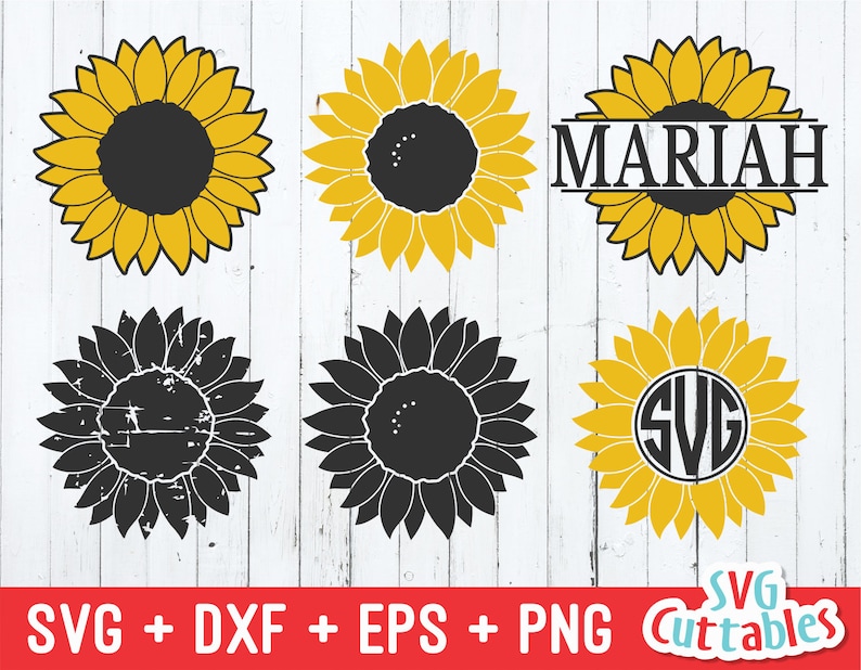 Free Free 127 Sunflower Initial Svg SVG PNG EPS DXF File