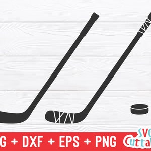 ホッケー スティック svg - ホッケー カット ファイル - svg - dxf - eps - png - シルエット - Cricut - デジタル ダウンロード