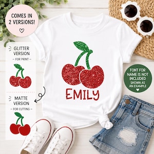 Cherry svg - Cherries Cut File- Glitter Cherries - Cute svg - svg - dxf - eps - png - Silhouette - Cricut - Digital File