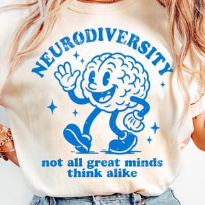 Neurodiversitet svg - Autism Shirt svg - Mental hälsa klippfil - svg - dxf - png - Silhuett - Cricut - Digital fil bild 1
